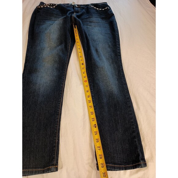 Cotton Farm Jeans Plus Size 20 Blue Skinny - Picture 8 of 9